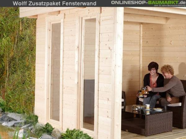 Wolff Finnhaus Zusatzpaket Fensterwand