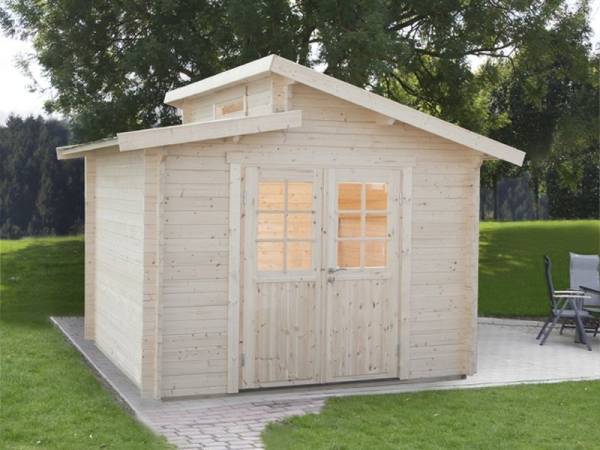 Wolff Finnhaus Bornholm 40-B mit Halbglastür Wolff Finnhaus Bornholm 40-B mit Halbglastür