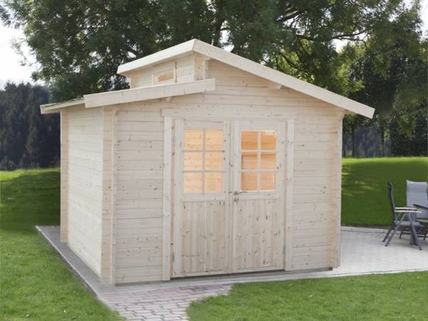 Wolff Finnhaus Bornholm 40-B mit Halbglastür Wolff Finnhaus Bornholm 40-B mit Halbglastür