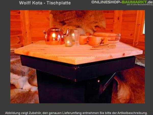 Wolff Finnhaus Kota - Tischplatte 6 - eckig Wolff Finnhaus Kota - Tischplatte 6 - eckig