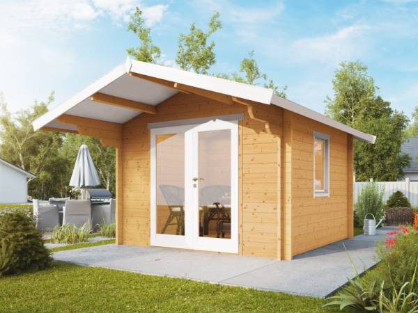Wolff Finnhaus Gartenhaus Bergen 44-A in Fichte