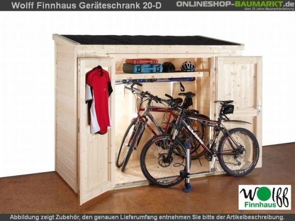 Wolff Finnhaus Geräteschrank 20 - D natur