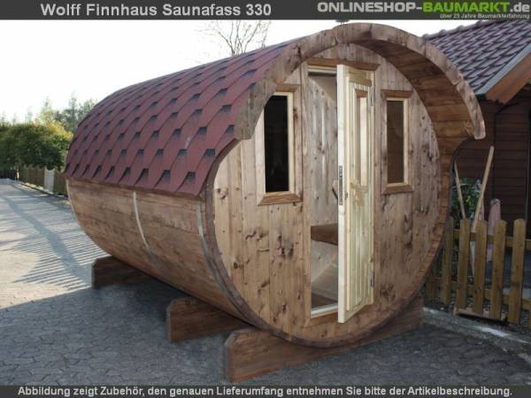 Wolff Finnhaus Saunafass 330 2-Raum Wolff Finnhaus Saunafass 330 2-Raum