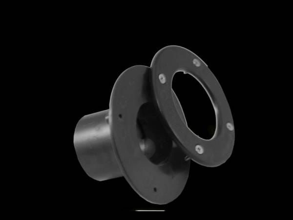 Folienflansch aus ABS Kunststoff- für Fallrohre aus Kunststoff, Durchmesser 60 mm Folienflansch aus ABS Kunststoff- für Fallrohre aus Kunststoff, Durchmesser 60 mm