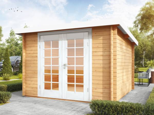 Wolff Finnhaus Pulti 34-B Typ 3 mit Vollglas-Tür fichte Wolff Finnhaus Pulti 34-B Typ 3 mit Vollglas-Tür fichte