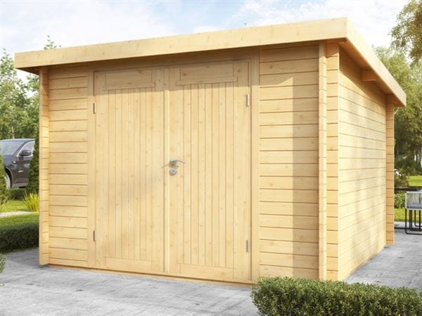 Wolff Finnhaus Pulti 34-C mit Vollholz-Tür Wolff Finnhaus Pulti 34-C mit Vollholz-Tür