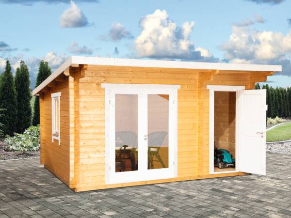 Wolff Finnhaus Pultdachhaus Trondheim 70-D XL 2-Raum