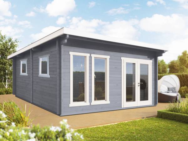 Wolff Finnhaus Pultdachhaus Kiruna F XL 3-Raum Wolff Finnhaus Pultdachhaus Kiruna F XL 3-Raum