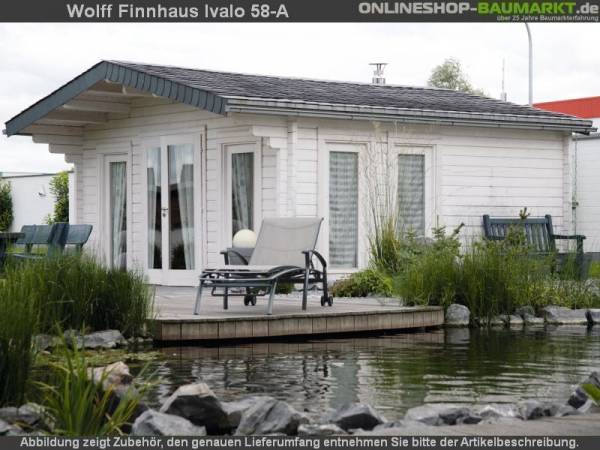 Wolff Finnhaus Gartenhaus Ivalo 58-A Wolff Finnhaus Gartenhaus Ivalo 58-A