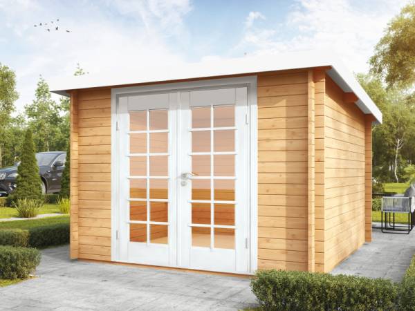 Wolff Finnhaus Pulti 34-C Typ 3 mit Vollglas-Tür fichte Wolff Finnhaus Pulti 34-C Typ 3 mit Vollglas-Tür fichte