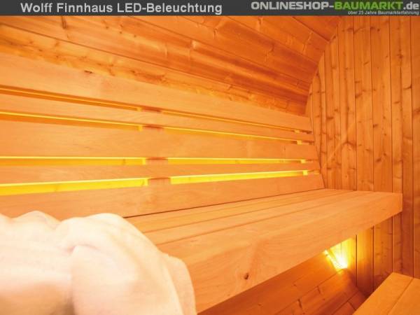 Wolff Finnhaus LED-Beleuchtung für Saunafass basic + de Luxe