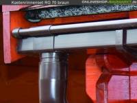 Dachrinnen Set RG 70 braun 650 cm zweiseitig