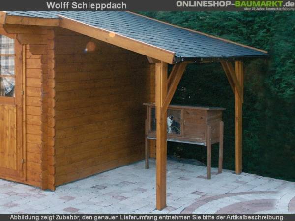 Wolff Finnhaus Schleppdach B natur Wolff Finnhaus Schleppdach B natur