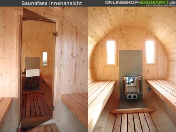 Wolff Finnhaus Saunafass 400 2-Raum