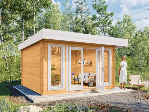 Wolff Finnhaus Gartenhaus Malmö 44-A XL in Fichte