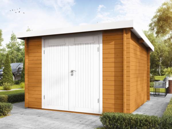 Wolff Finnhaus Pulti 34-B Typ 1 mit Vollholz-Tür bernstein Wolff Finnhaus Pulti 34-B Typ 1 mit Vollholz-Tür bernstein