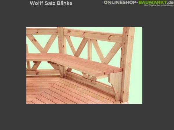 Wolff Finnhaus Satz Bänke für Palma Wolff Finnhaus Satz Bänke für Palma