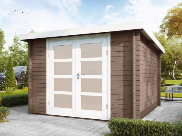 Wolff Finnhaus Pulti 34-B Typ 5 mit Milchglas-Tür gletschergrau Wolff Finnhaus Pulti 34-B Typ 5 mit Milchglas-Tür gletschergrau